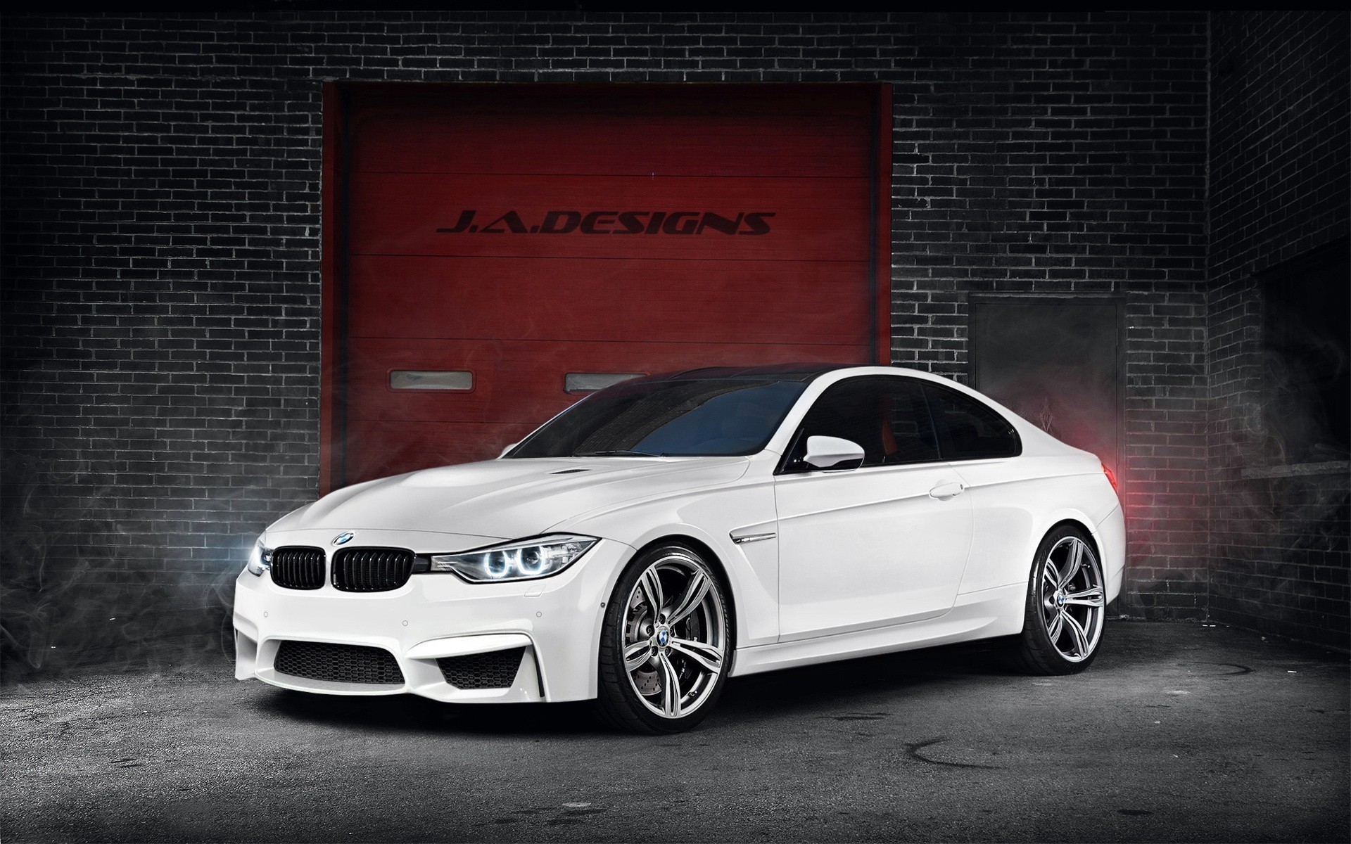 white concept car m4