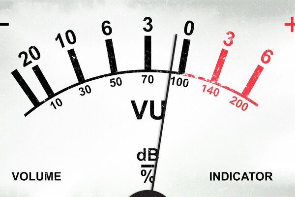Music sound indicator with black arrow