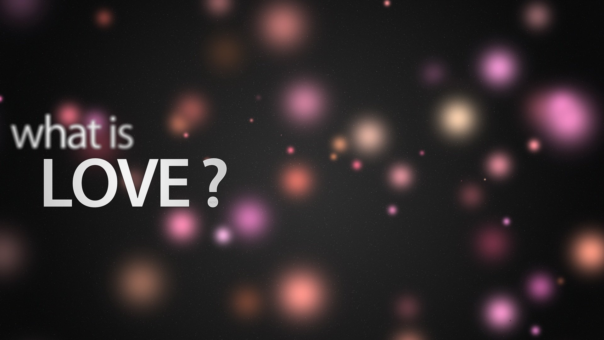 question about love blurred drops stars glare the inscription question
