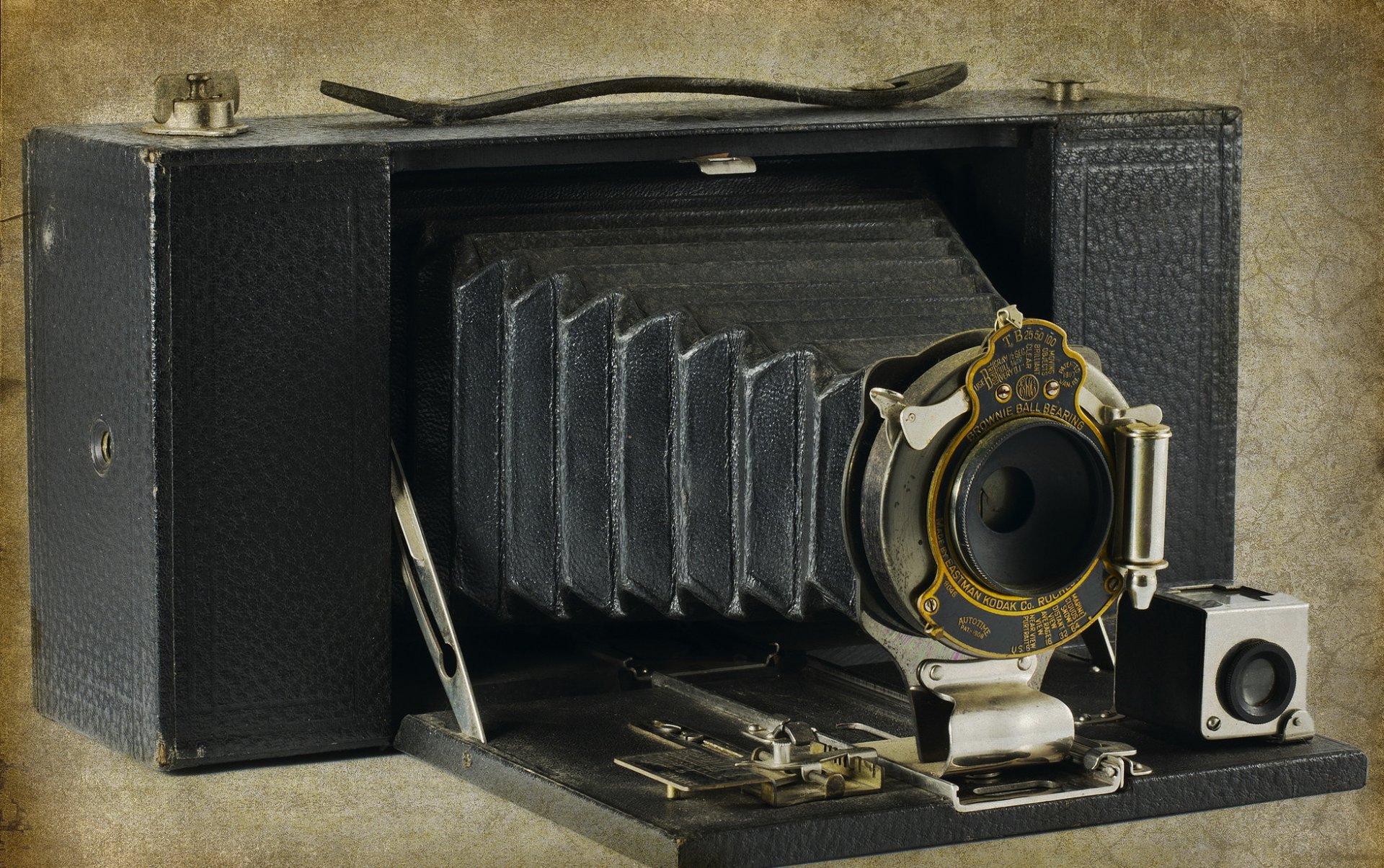 the camera background close up