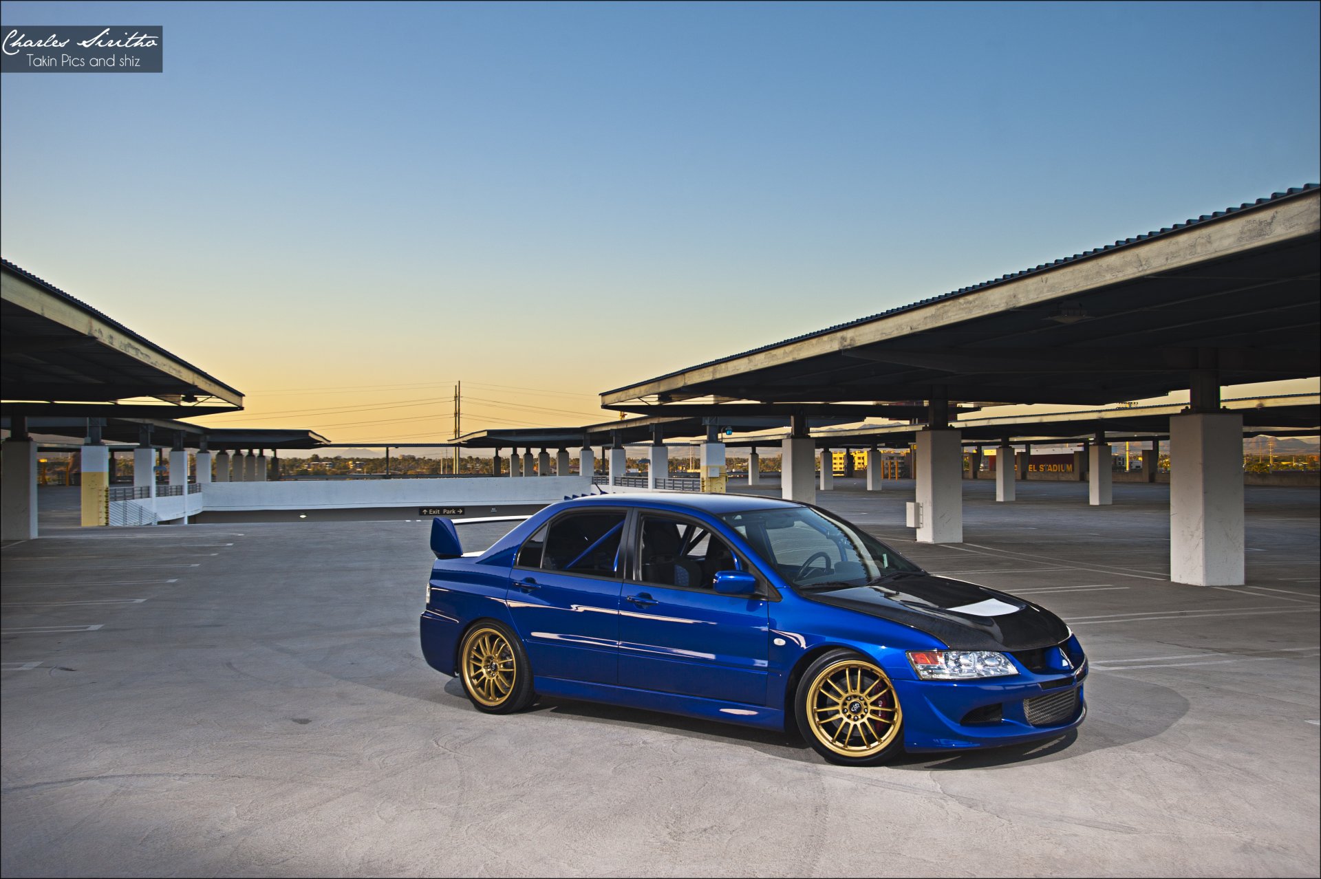 charles siritho mitsubishi lancer evolution viii spoiler side