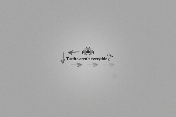 A monster drawn on a gray background is planning something