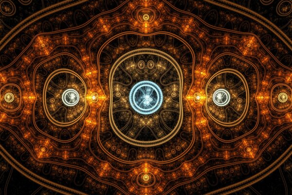 Mesmerizing texture of color, light and pattern overlay