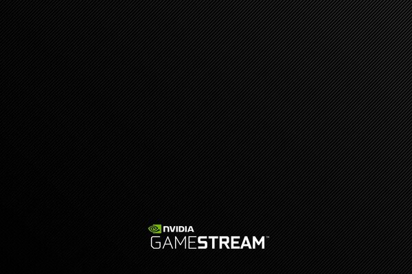 nvidia gamestream logo on a black background