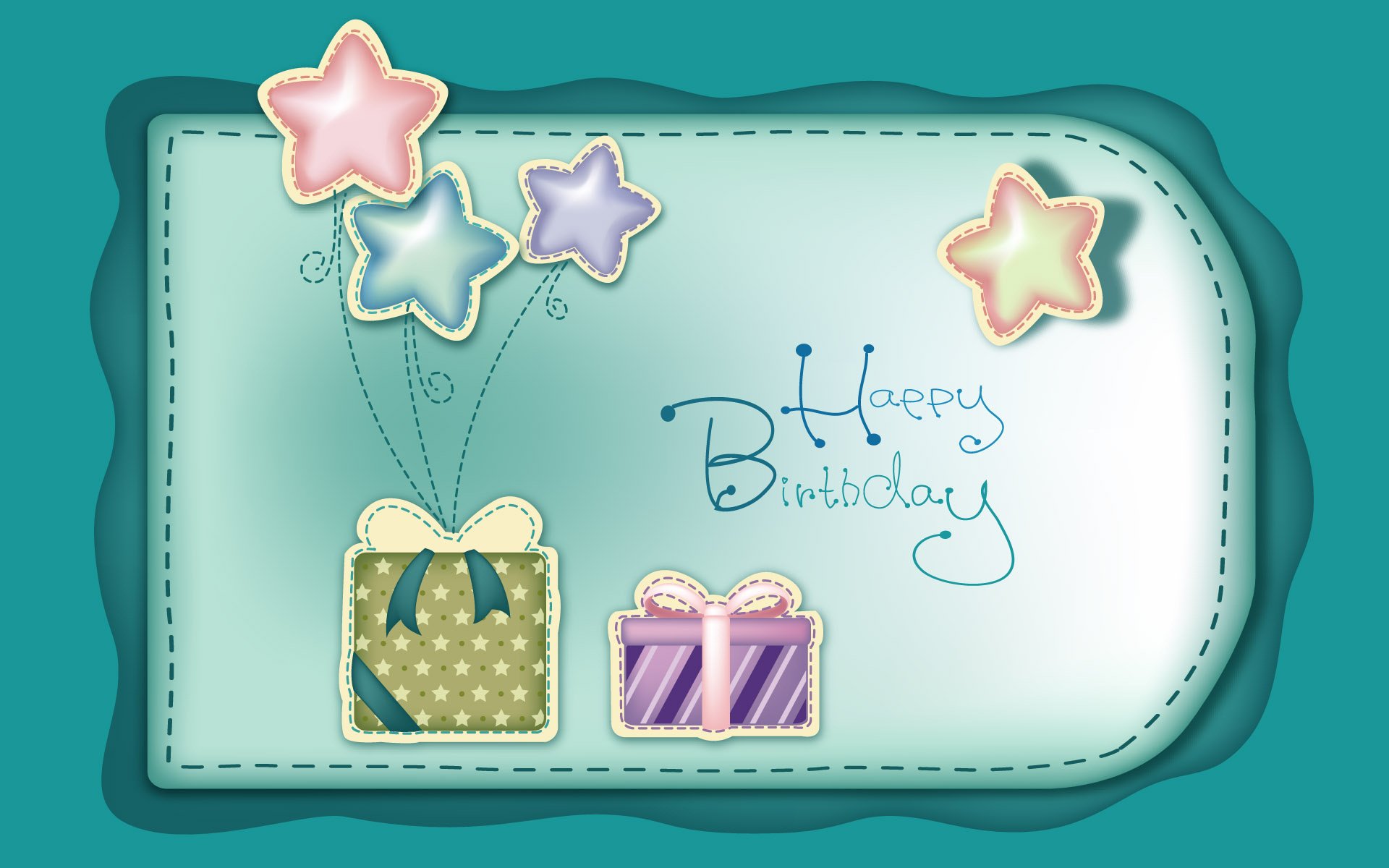 happy birthday pdtplf greeting card balloons gifts happy birthday holiday