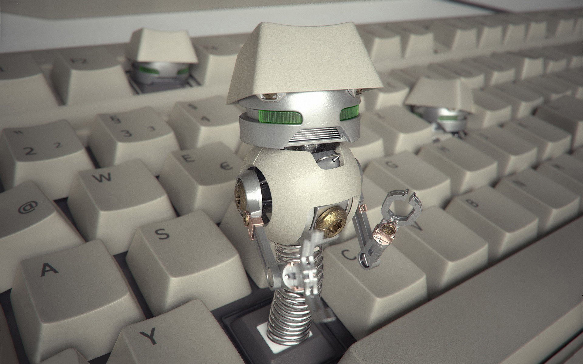 key keyboard claudia robot