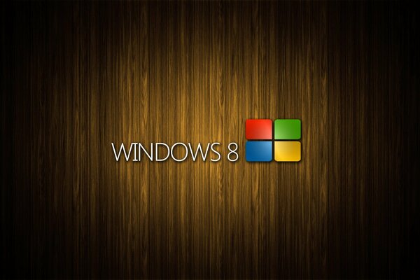 Windows 8 logo on a blackboard