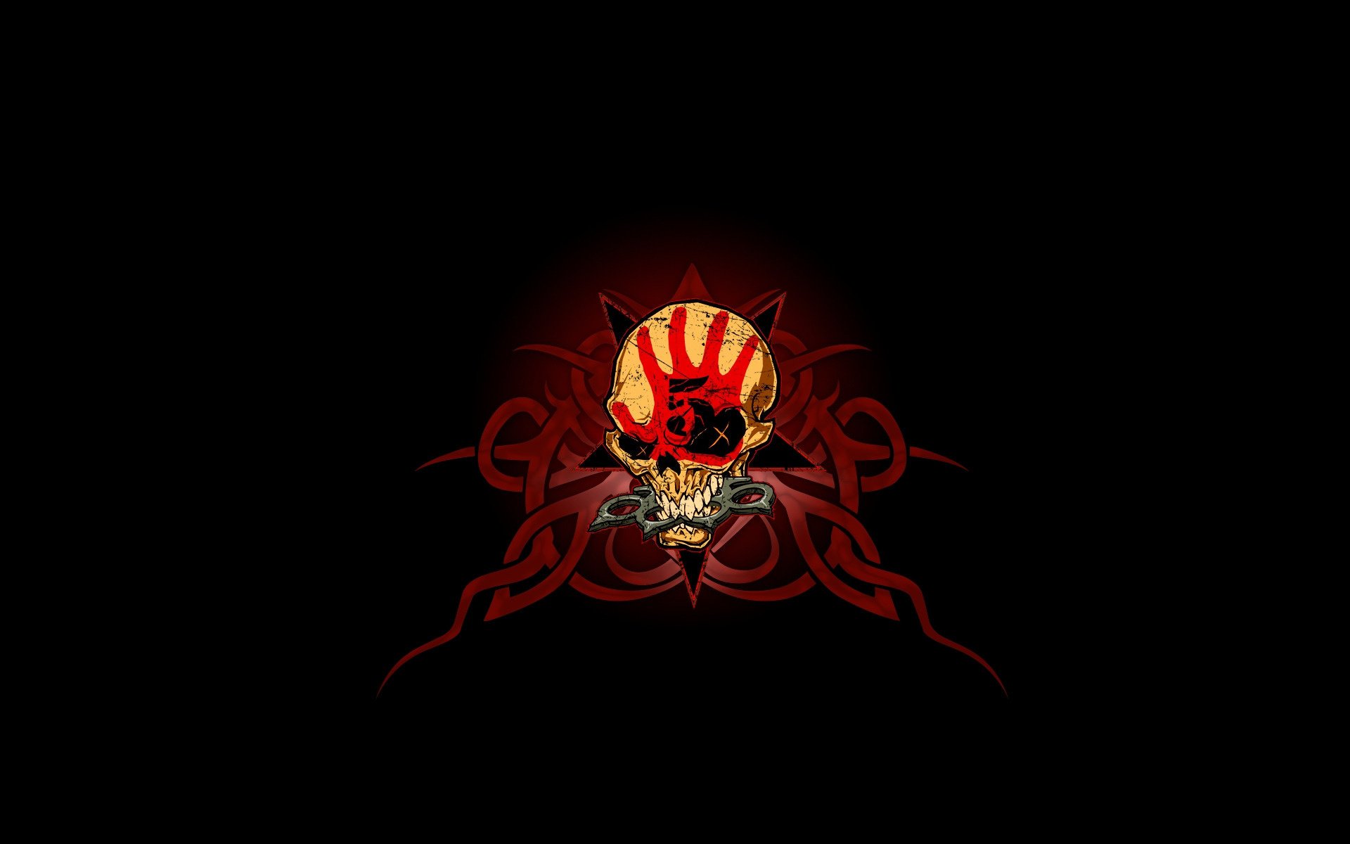 red palm skull patterns background pattern creative teeth jaw