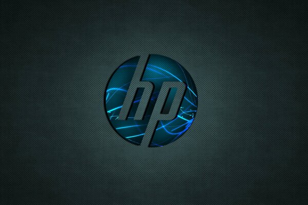 HP company logo is blue