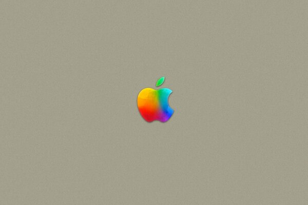 Multicolored apple logo