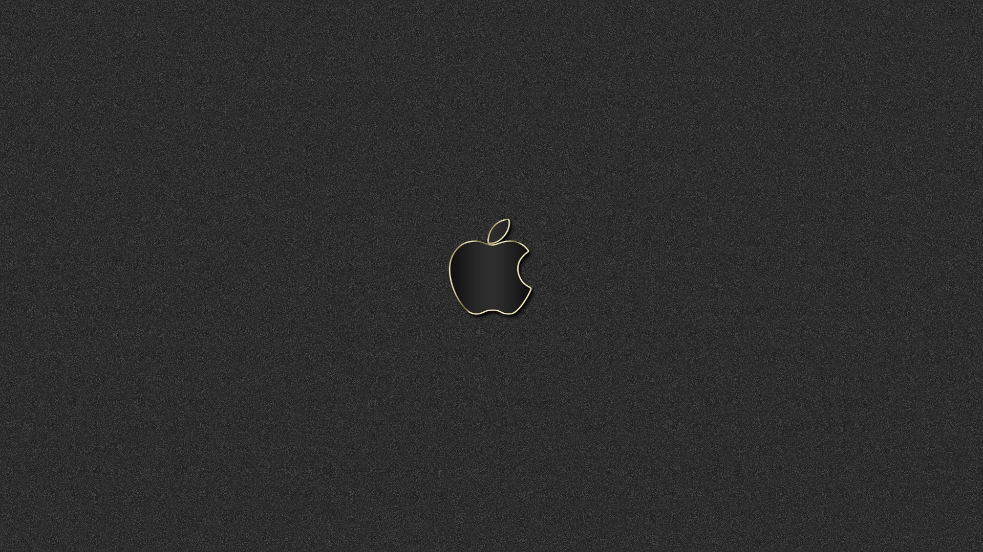 apple mac gold black logo