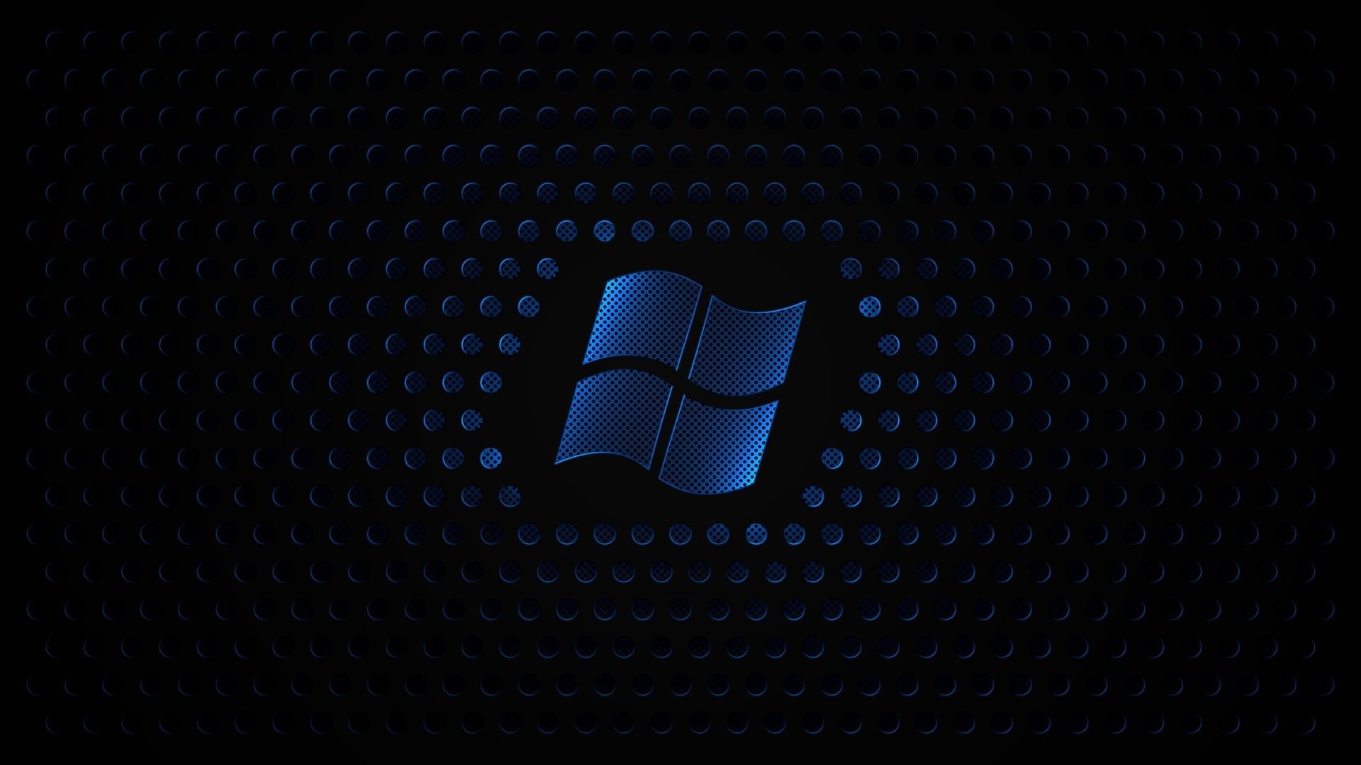 textures logo black background blue