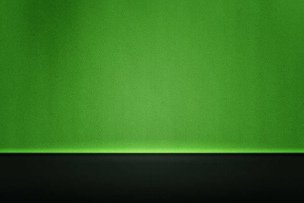 Thick green line thin black line