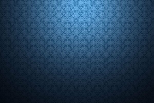 Monotonous pattern on a blue background