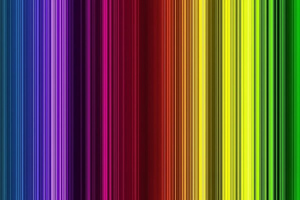 Lines of multicolored colors of the spectrum