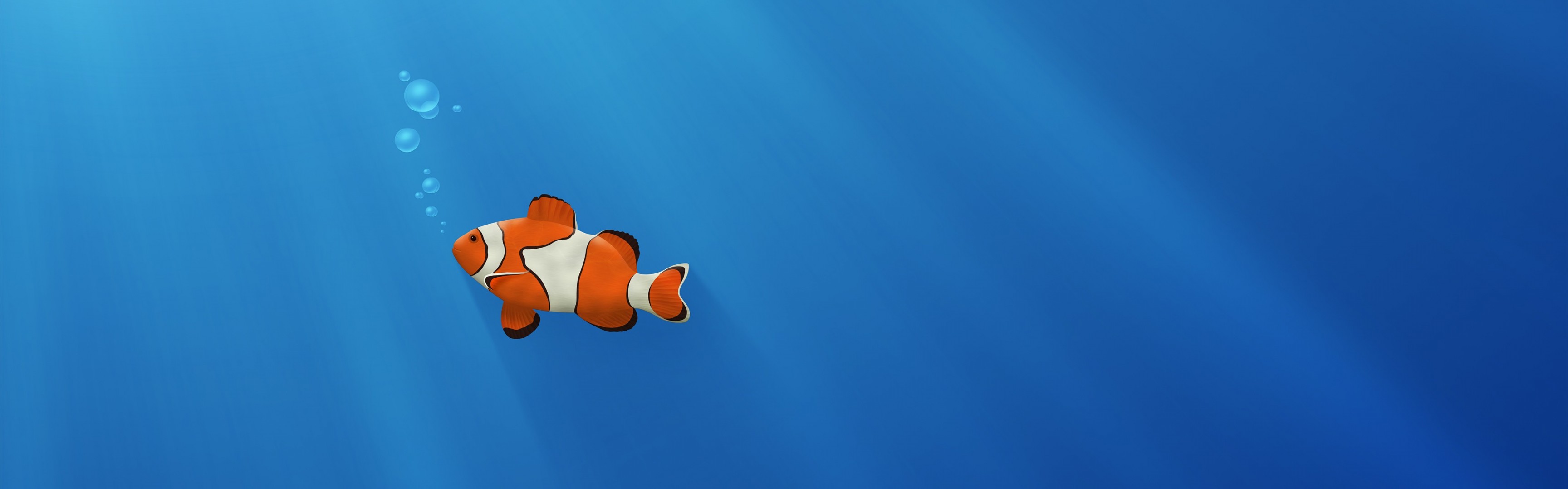 goldfish bubbles blue