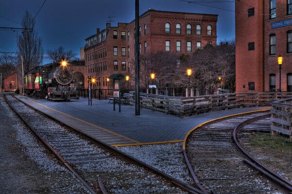 Railroad in Boston