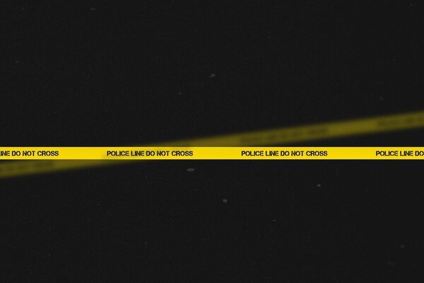 Yellow ribbon entry is prohibited