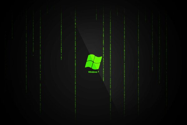 Minimalist Microsoft windows 7 Screensaver