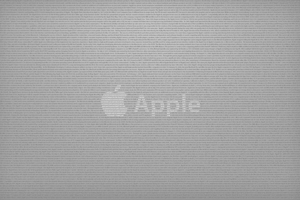 Image of the Apple logo bitten apple