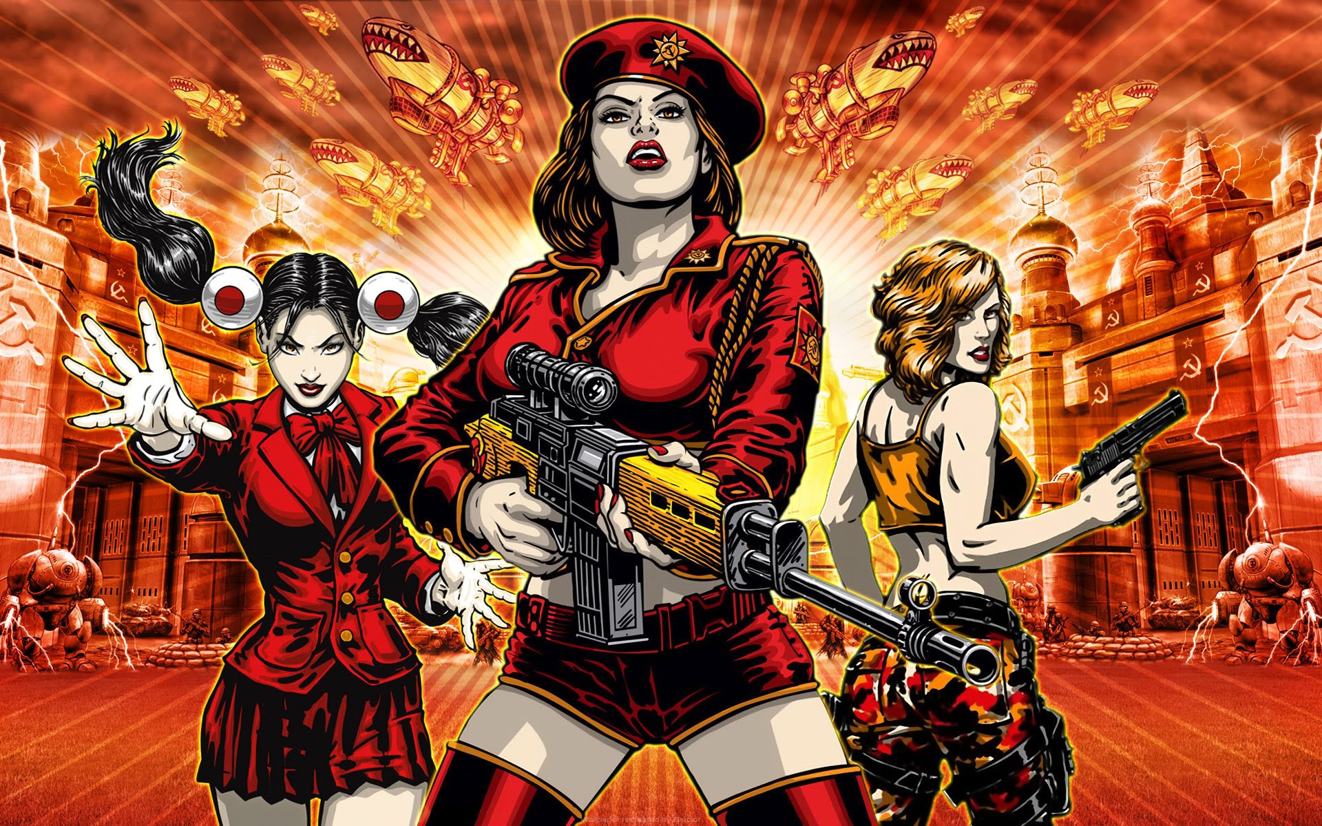 red alert 3 girls rifle