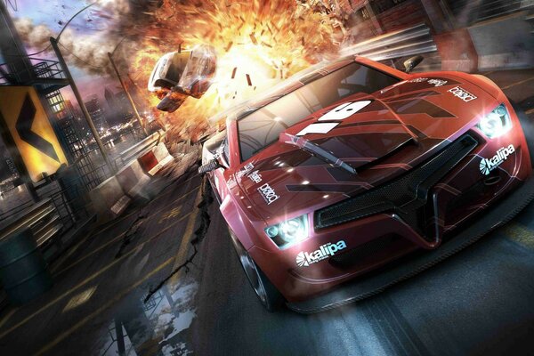 Deadly high-speed racing on the track