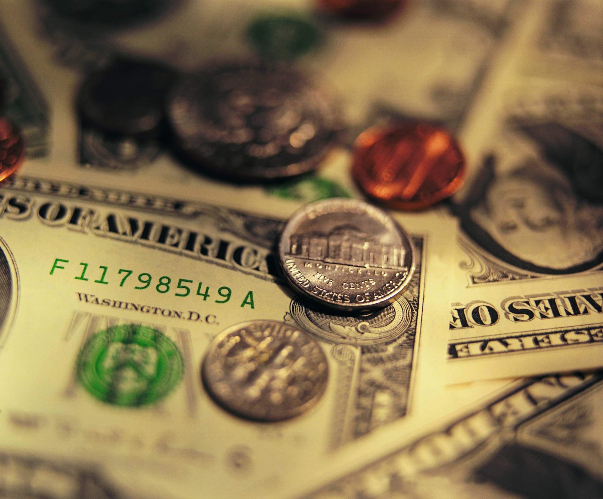 money coins dollar
