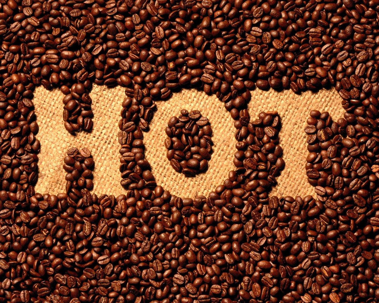 coffee inscription hot
