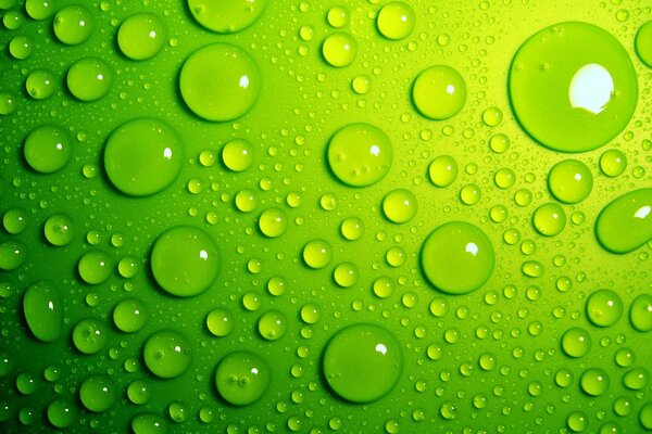 Approximate water droplets on the background