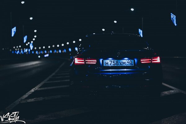 Night BMW by photographer Vladimir Smith