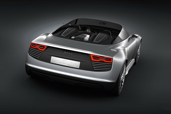 Beautiful audi convertible car