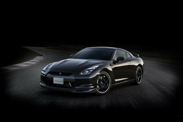 Cool car in the dark