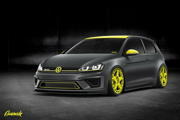 Volkswagen r 400 with front-wheel drive