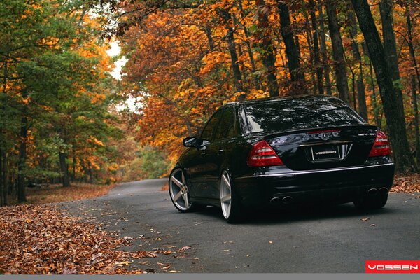 Mercedens benz AMG W211 E Class Black