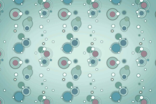 Aesthetic wallpaper circles and bubbles. Soft colors