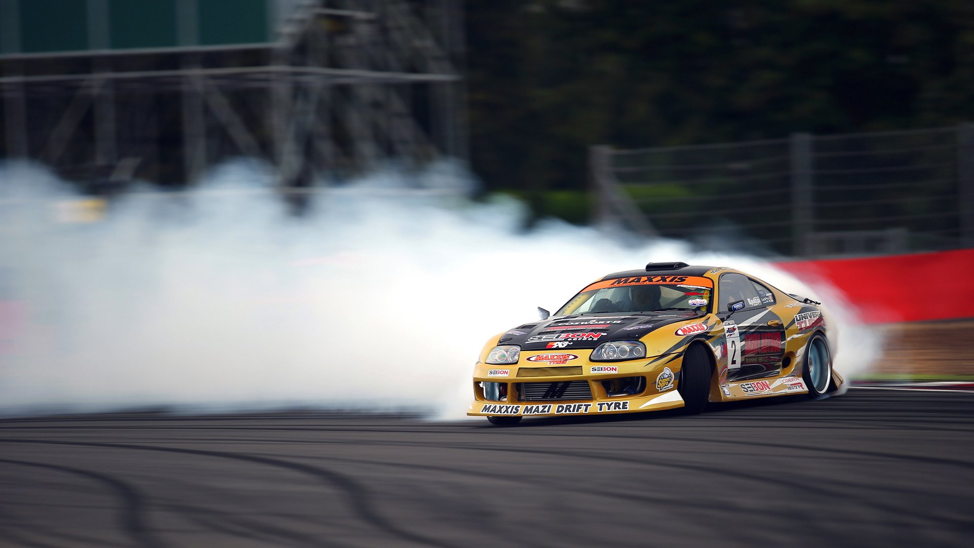 toyota supra drift tuning sportcar competition smoke