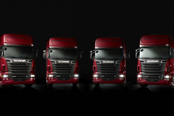 Scania photo for trucker everything is ok