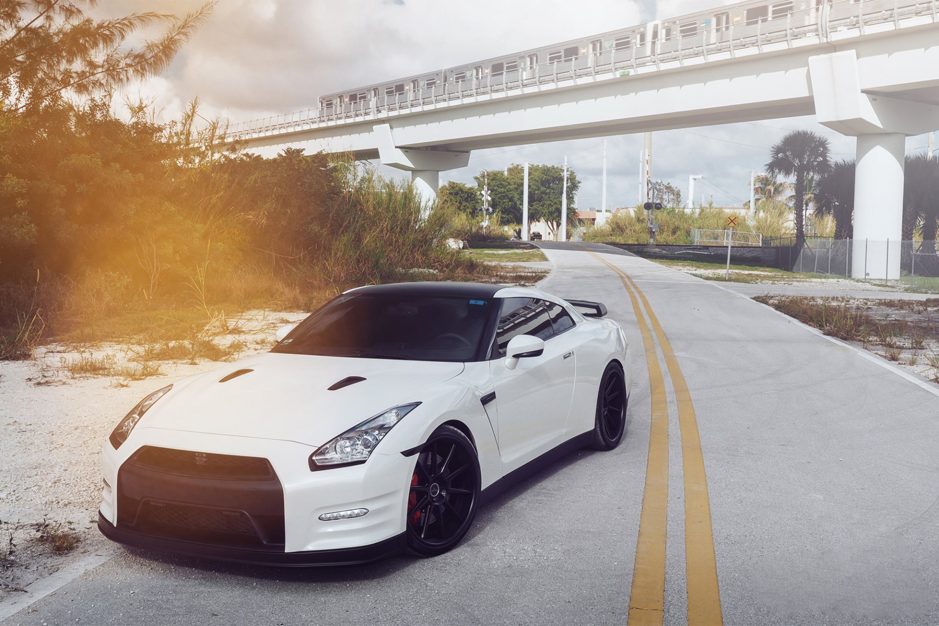 nissan gtr nissan tuning white