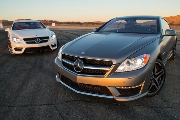 Mercedes Benz SL-class car