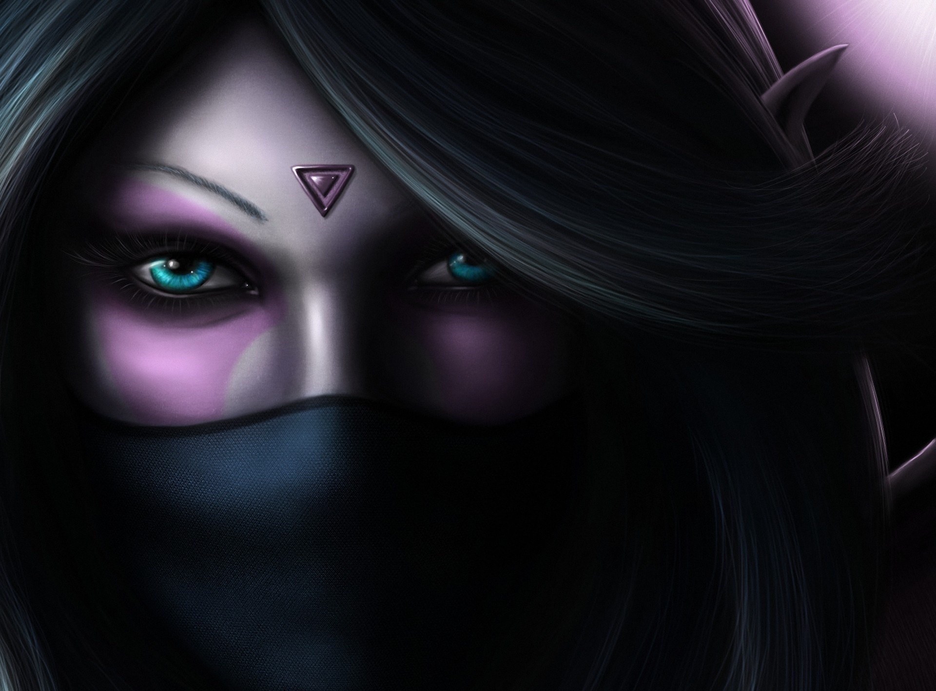 art girl symbol bandage dota 2 lanaya elf