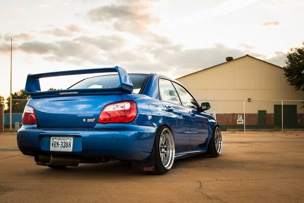 Special alloy wheels for Subaru impreza