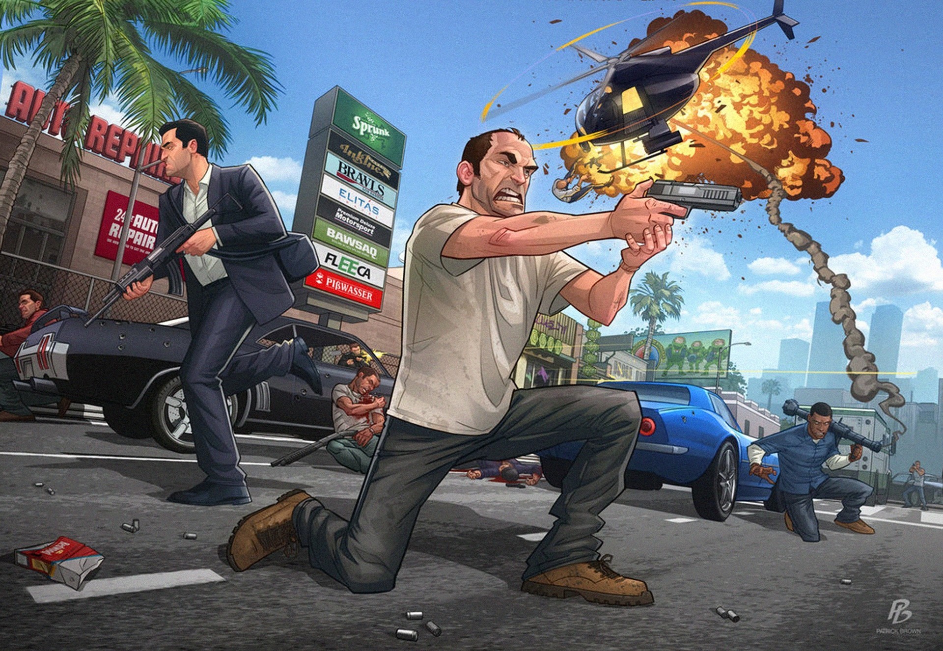 chase gta grand theft auto