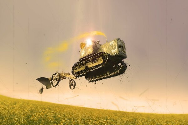 Flying tractor style equipment