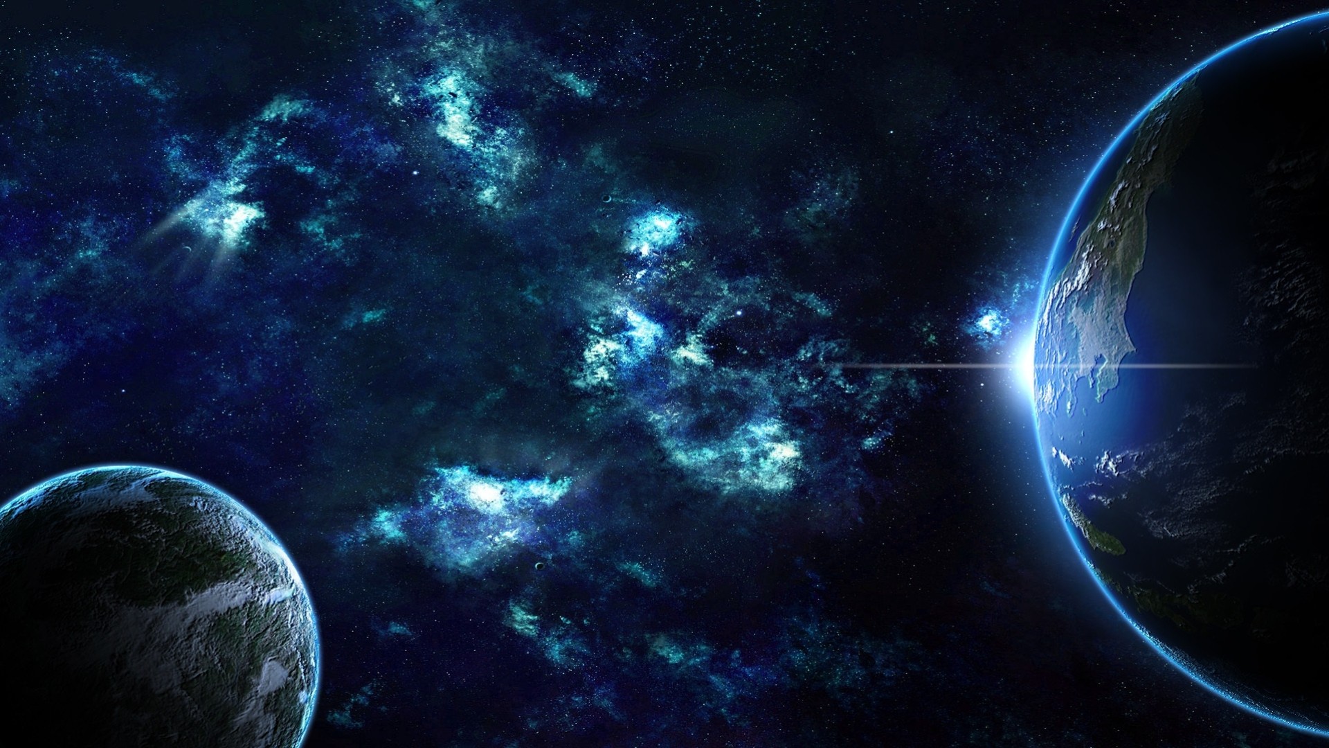 planet sunrise planet earth