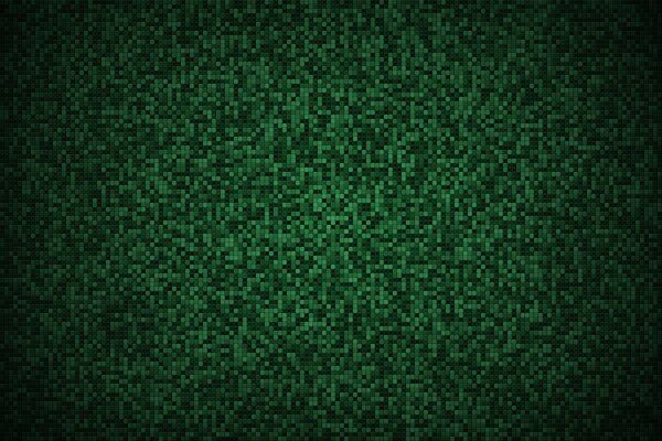 Mosaic in green