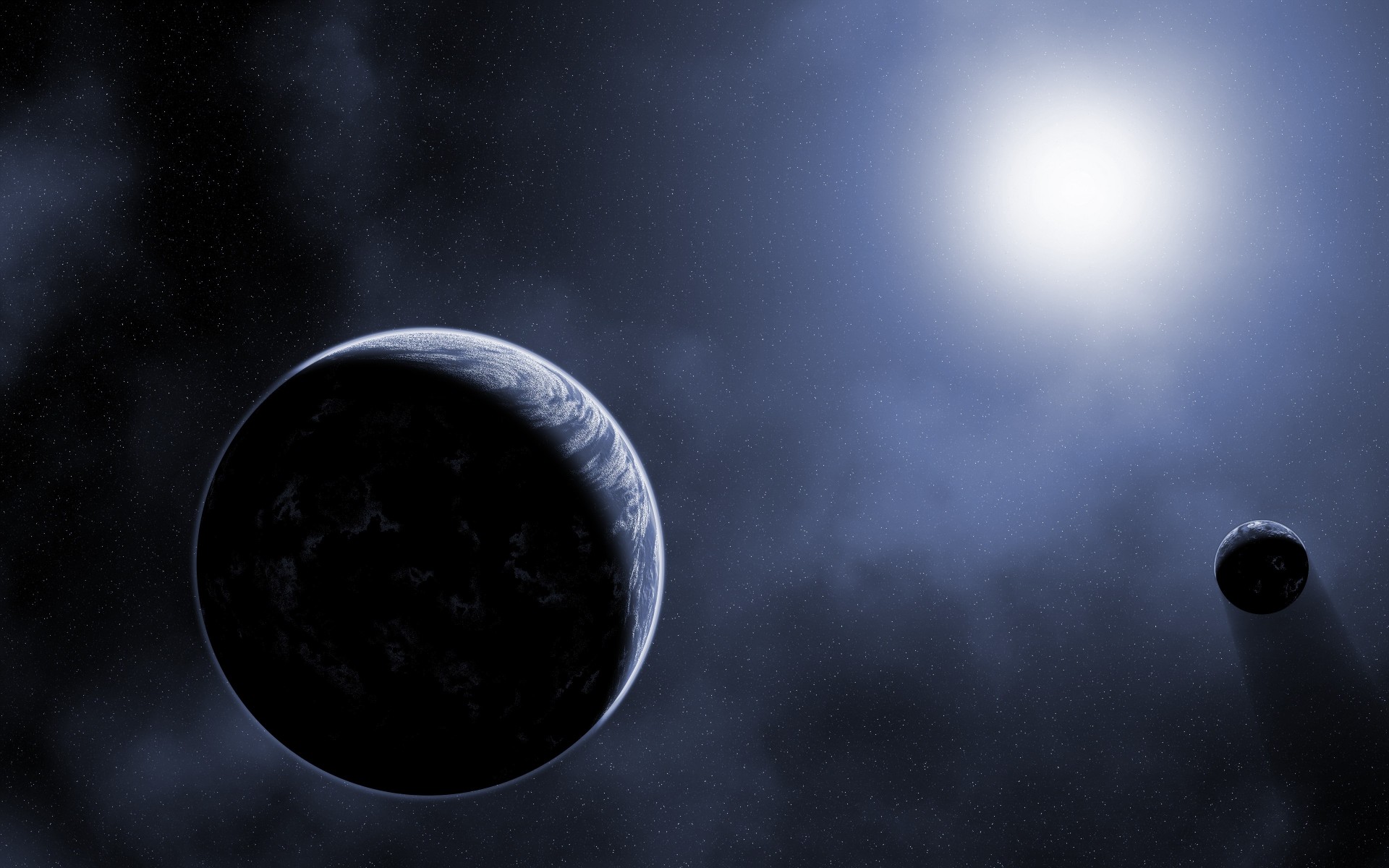 planet sun art