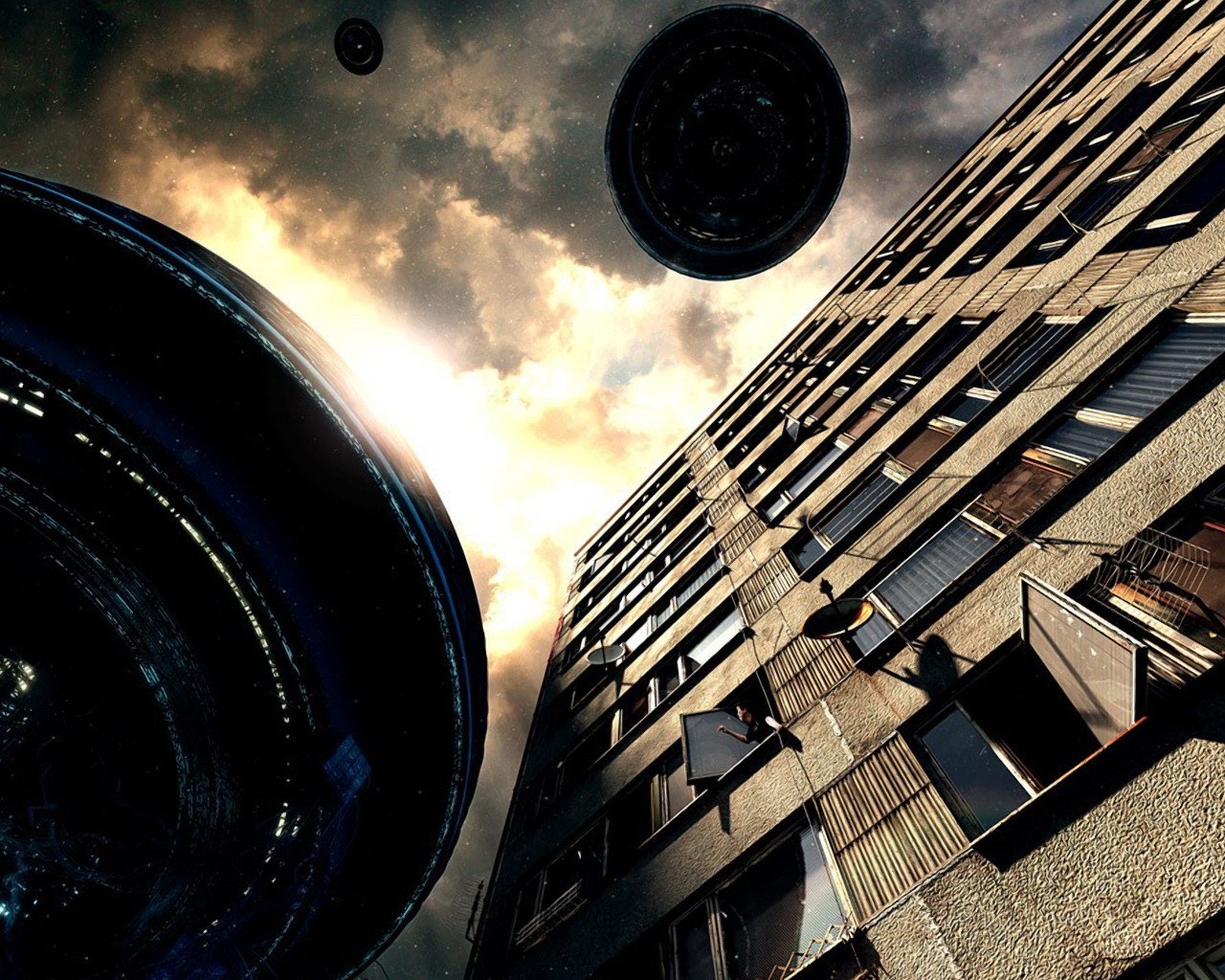 ufo dish building