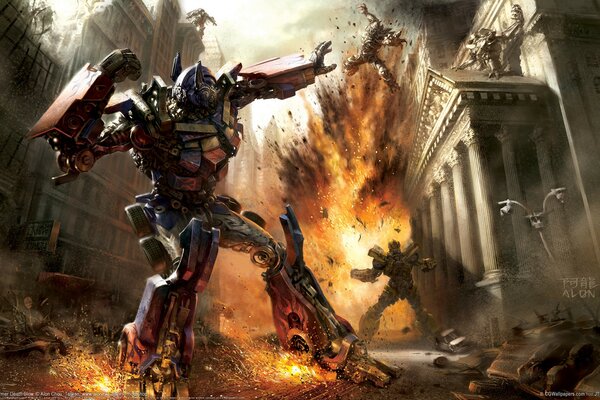 The movie about robots impressed!