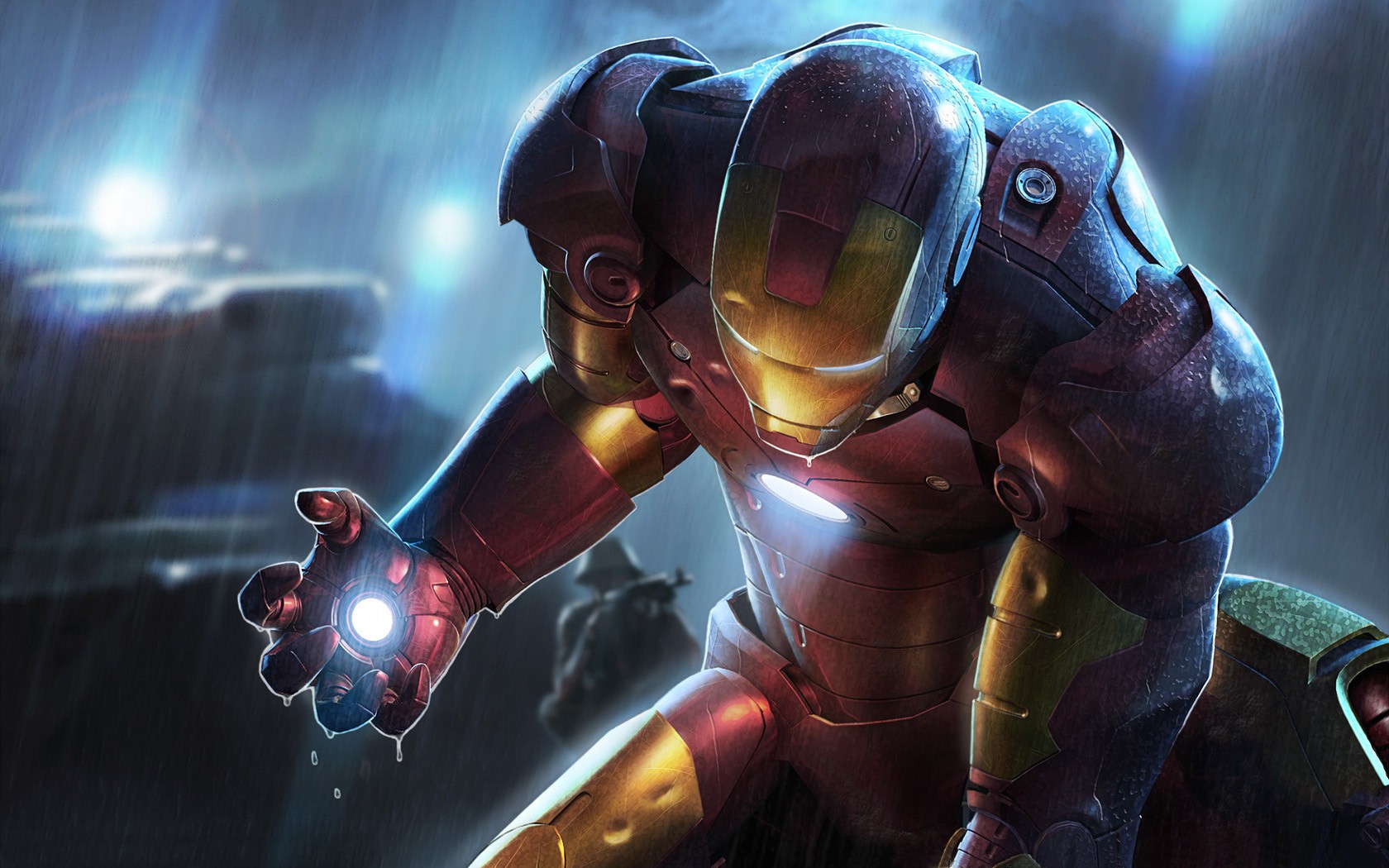 iron man red