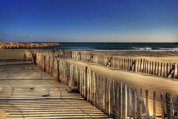 Wallpaper is just a picture with the sea and sand